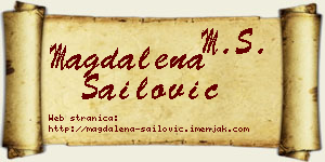 Magdalena Sailović vizit kartica